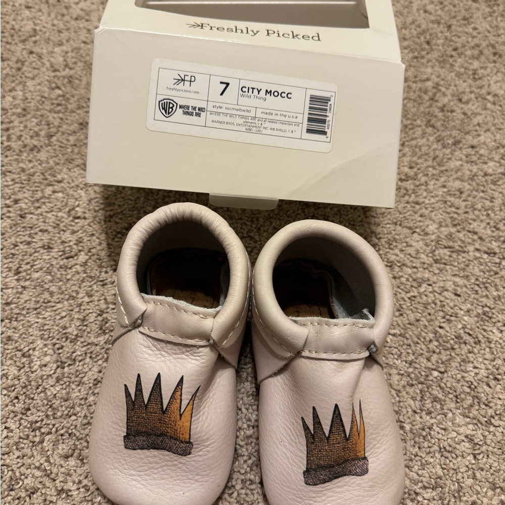 Freshly Picked Cream Moccasins Soft Sole Shoes